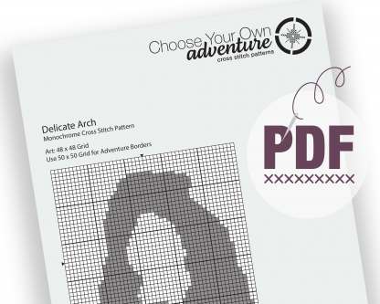 Delicate Arch Cross Stitch Pattern - Image 8