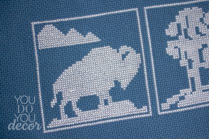Bison / Buffalo Cross Stitch Pattern - Image 3