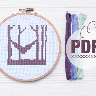 Hammock / Camping Cross Stitch Pattern