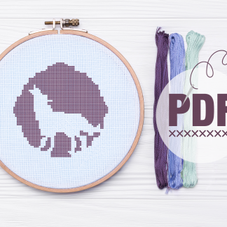 Wolf Cross Stitch Pattern