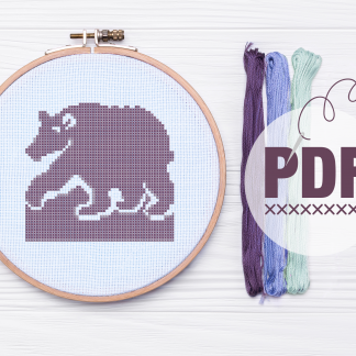 Bear Cross Stitch Pattern