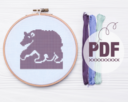 Bear Cross Stitch Pattern