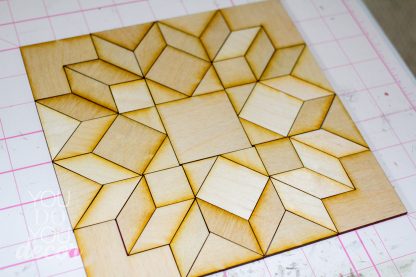 DIY Wood Quilt Decor Dutch Rose Pattern Farm House Style - Image 5