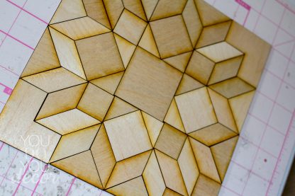 DIY Wood Quilt Decor Dutch Rose Pattern Farm House Style - Image 4