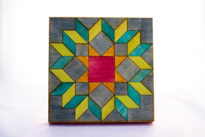 DIY Wood Quilt Decor Dutch Rose Pattern Farm House Style - Image 8