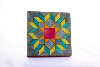 DIY Wood Quilt Decor Dutch Rose Pattern Farm House Style - Image 9