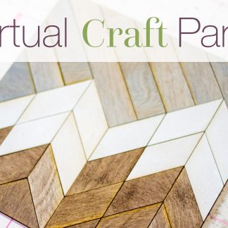 Virtual Art and Crafts Night *With Instruction* have your own Craft Party making Mountain Art!