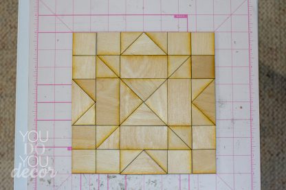 DIY Wood Quilt Decor Squash Blossom Pattern - Image 3