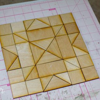 DIY Wood Quilt Decor Squash Blossom Pattern