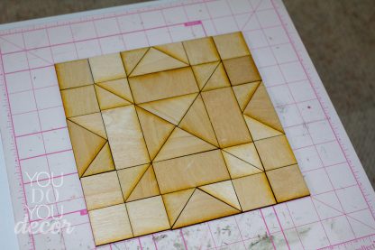DIY Wood Quilt Decor Squash Blossom Pattern
