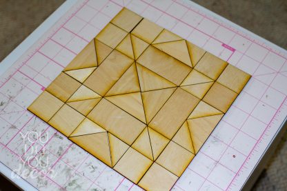 DIY Wood Quilt Decor Squash Blossom Pattern - Image 6