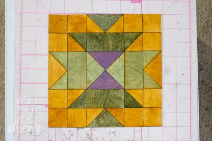 DIY Wood Quilt Decor Squash Blossom Pattern - Image 7
