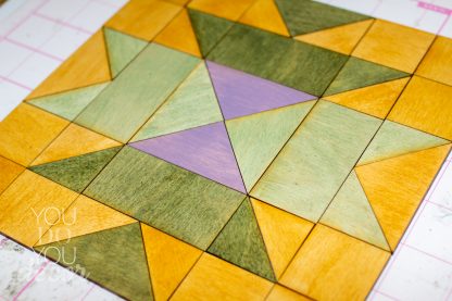 DIY Wood Quilt Decor Squash Blossom Pattern - Image 2