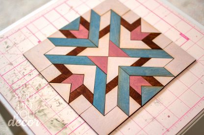 DIY Wood Quilt Decor Herringbone Pattern - Image 11
