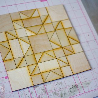 DIY Wood Decor Connemara Irish Quilt Pattern