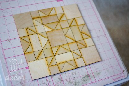 DIY Wood Decor Connemara Irish Quilt Pattern