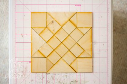 DIY Wood Quilt Decor Woven Star Pattern - Image 9