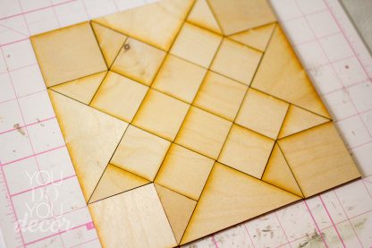 DIY Wood Quilt Decor Woven Star Pattern - Image 2