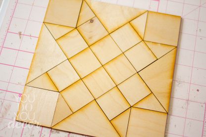 DIY Wood Quilt Decor Woven Star Pattern - Image 3