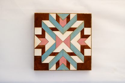 DIY Wood Quilt Decor Herringbone Pattern - Image 7