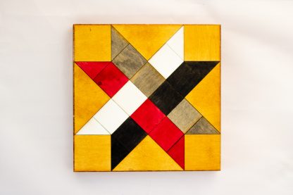 DIY Wood Quilt Decor Woven Star Pattern - Image 4