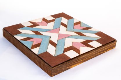 DIY Wood Quilt Decor Herringbone Pattern - Image 3