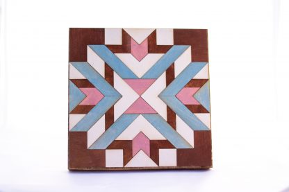 DIY Wood Quilt Decor Herringbone Pattern