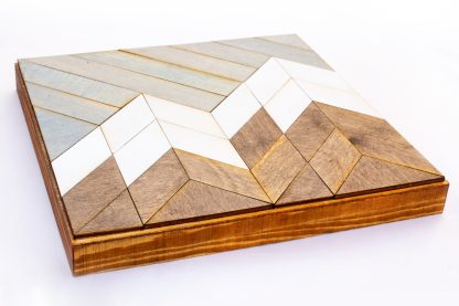 DIY Wood Quilt Decor Mountain Pattern - Image 9