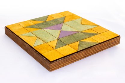 DIY Wood Quilt Decor Squash Blossom Pattern - Image 11